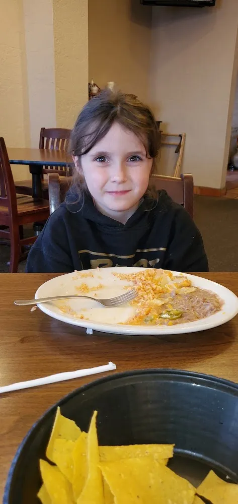 Noon Meal Cheese Enchilada w Rice & Beans